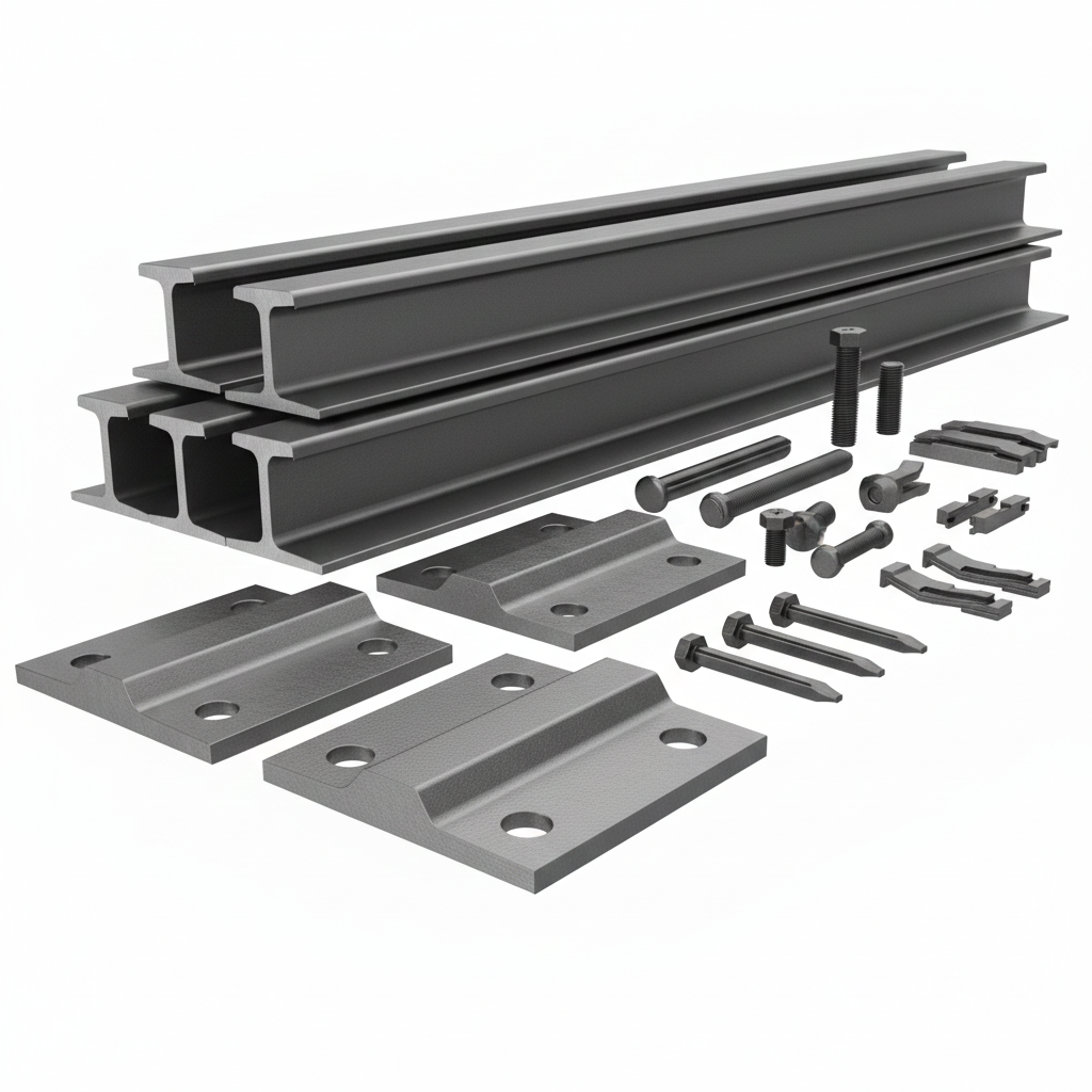 Railway grade steel used in tracks bridges and rail infrastructure supplied by Ajanta Steel Corporation